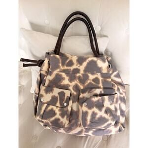 Vintage Leopard Print Bag